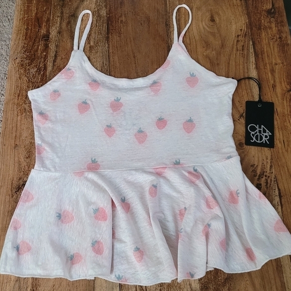 NWT Chaser Small Strawberry Tank Top - Picture 14 of 16